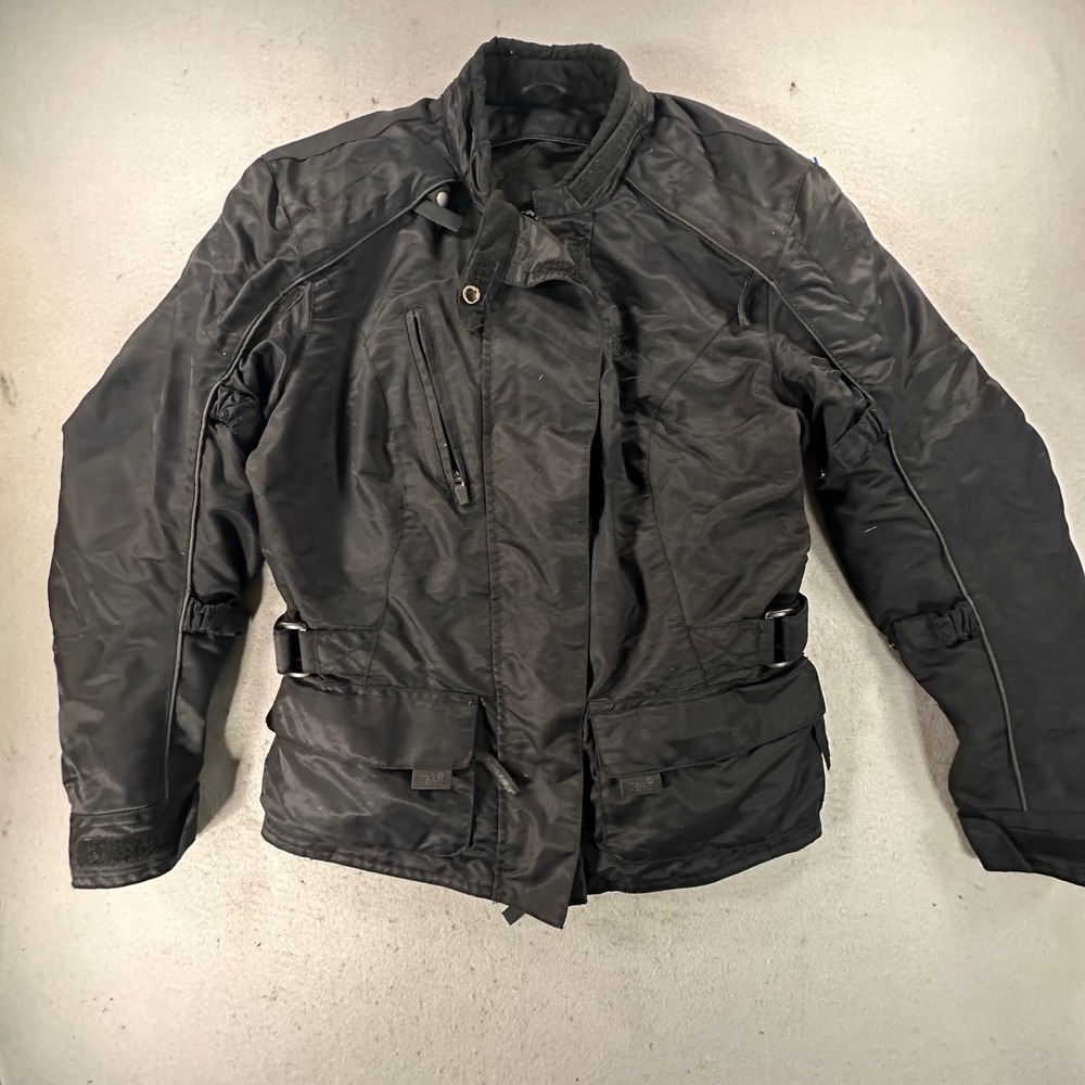 Tour Master Trinity Series 2 Womens Motorcycle Jacket Black Small 8-10 Phoslite